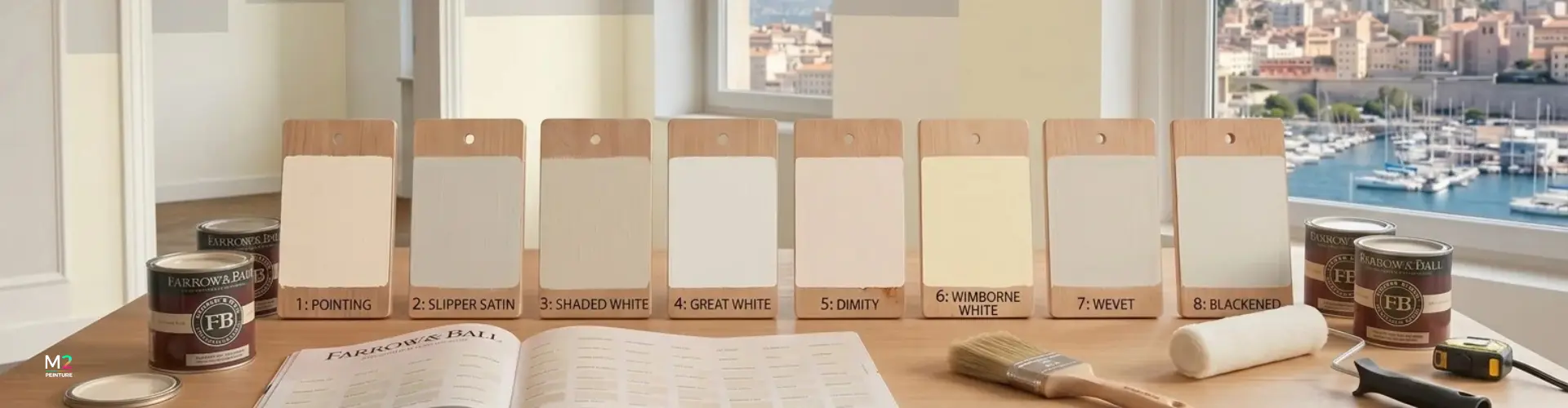 peinture blanc cassé Farrow and Ball